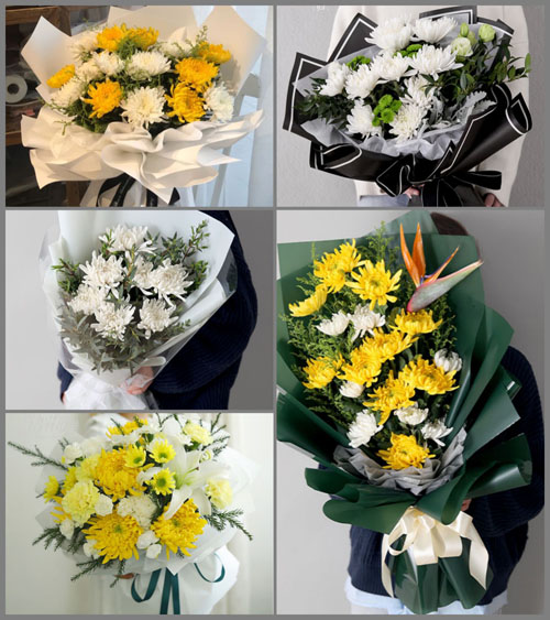 贵州毕节市大方县六龙镇纸厂村白事花束代送